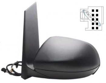 13 399 р. VITO ЗЕРКАЛО ЛЕВ ЭЛЕКТР С ПОДОГРЕВ ЧЕРН 5 КОНТ (aspherical) (Тайвань) TAIWAN mdvit14-450-l  с доставкой в г. Кемерово. Увеличить фотографию 1