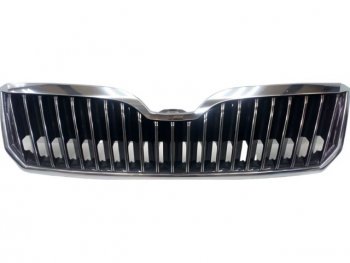 Решетка радиатора (пр-во Китай) BODYPARTS Skoda Superb  (B6) 3T (2013-2015) лифтбэк рестайлинг (хром)
