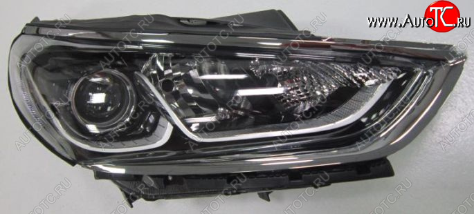 7 749 р. Правая фара (корректор) BODYPARTS Hyundai Sonata LF рестайлинг (2017-2019)  с доставкой в г. Кемерово