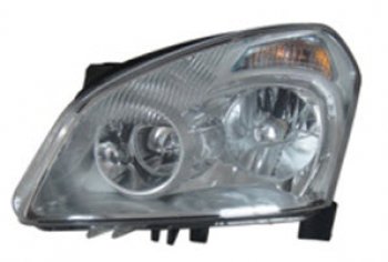 7 299 р. Левая фара (c электрокорректором) BODYPARTS  Nissan Qashqai  1 (2007-2010) дорестайлинг  с доставкой в г. Кемерово. Увеличить фотографию 1