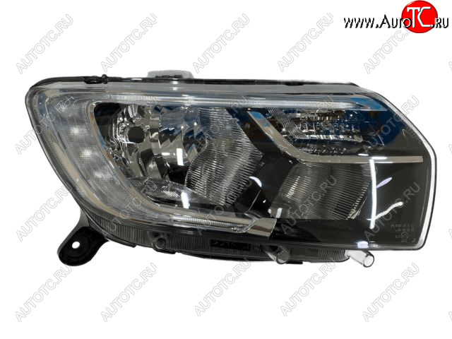 5 249 р. Правая фара (под корректор) BODYPARTS Renault Logan 2 рестайлинг (2018-2025)  с доставкой в г. Кемерово
