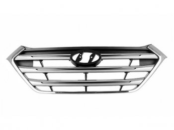3 369 р. TUCSON РЕШЕТКА РАДИАТОРА ХРОМ (Китай) BODYPARTS hntun15-101  с доставкой в г. Кемерово. Увеличить фотографию 1