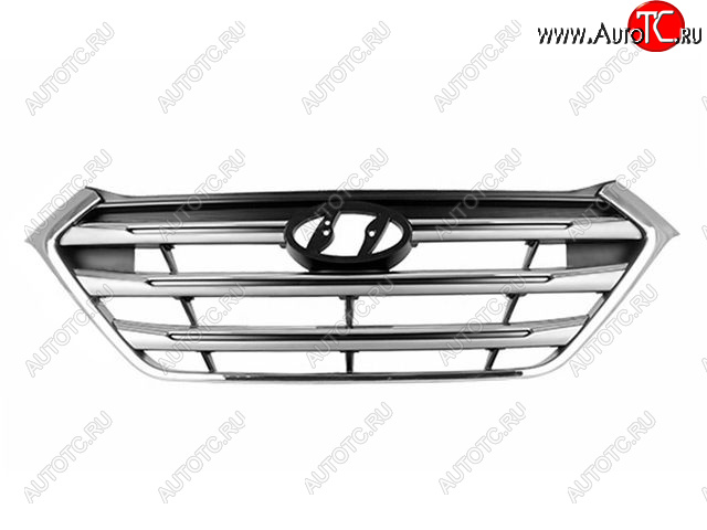 3 369 р. TUCSON РЕШЕТКА РАДИАТОРА ХРОМ (Китай) BODYPARTS hntun15-101  с доставкой в г. Кемерово