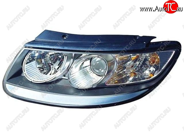 8 499 р. Левая фара (c электрокорректором) BODYPARTS Hyundai Santa Fe CM дорестайлинг (2006-2009)  с доставкой в г. Кемерово