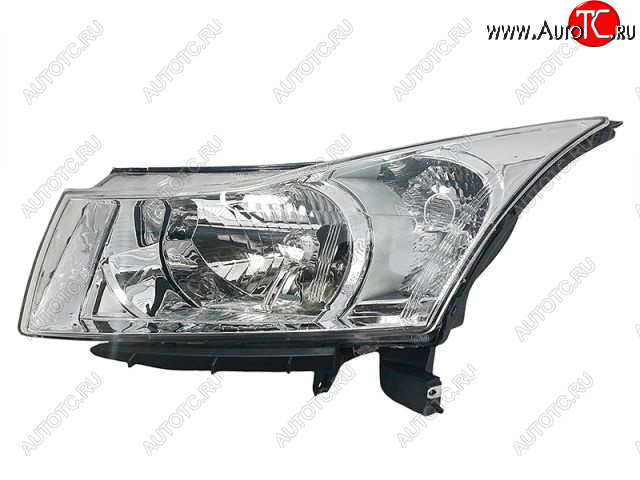 4 599 р. Левая фара (c электрокорректором) BODYPARTS  Chevrolet Cruze  J300 (2009-2012) седан дорестайлинг  с доставкой в г. Кемерово