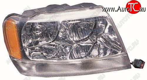 11 299 р. Правая фара передняя (Европа) DEPO Jeep Grand Cherokee WJ (1998-2005)  с доставкой в г. Кемерово