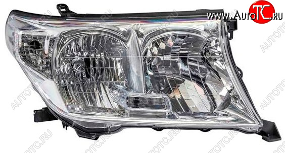 13 599 р. Правая фара (под корректор) DEPO Toyota Land Cruiser 200 дорестайлинг (2007-2012)  с доставкой в г. Кемерово