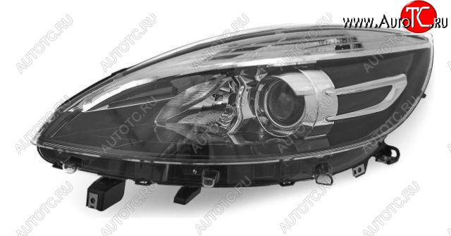 14 799 р. Левая фара (под корректор) DEPO Renault Scenic 3 рестайлинг (2012-2016)  с доставкой в г. Кемерово