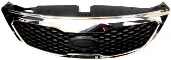 Решетка радиатора (пр-во Китай) BODYPARTS KIA Sorento  XM (2009-2012) дорестайлинг (хром)