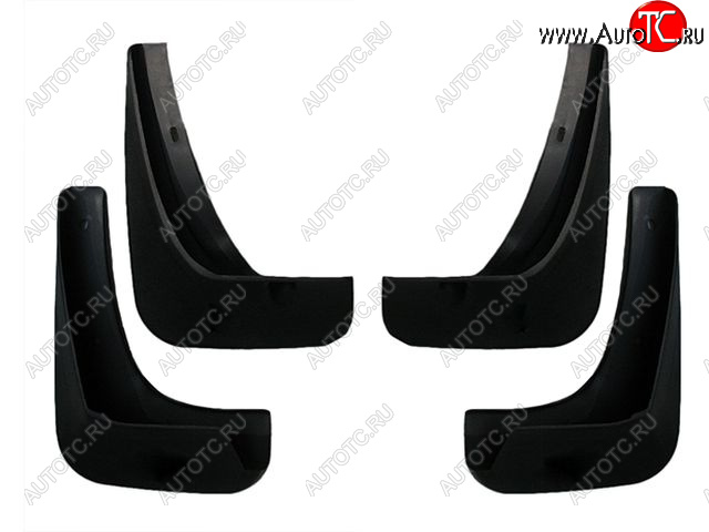 679 р. Комплект брызговиков (4 штуки) BodyParts Chevrolet Aveo T250 хэтчбек 5 дв рестайлинг (2006-2011)  с доставкой в г. Кемерово