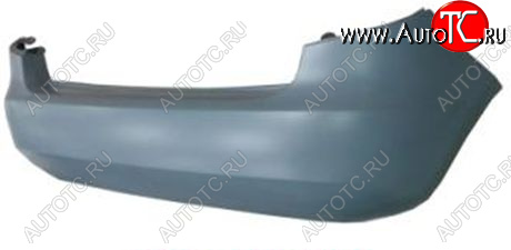 4 099 р. Бампер задний BodyParts  Skoda Fabia  Mk2 (2007-2010) хэтчбэк дорестайлинг (Неокрашенный)  с доставкой в г. Кемерово