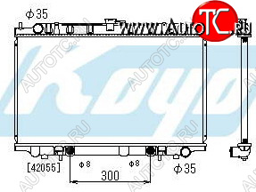 13 399 р. MAXIMA QX РАДИАТОР ОХЛАЖДЕН AT 2 3 (1 ряд) BODYPARTS nnmxq95-912  с доставкой в г. Кемерово
