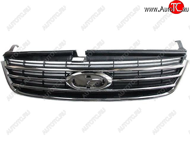 1 669 р. Решетка радиатора (пр-во Китай) BODYPARTS Ford Mondeo Mk4,BD дорестайлинг, седан (2007-2010) (хром)  с доставкой в г. Кемерово