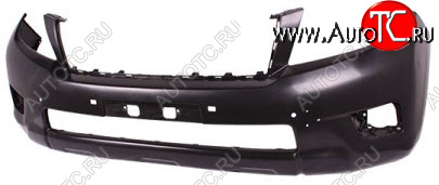 5 299 р. Передний бампер BodyParts Toyota Land Cruiser Prado J150 дорестайлинг (2009-2013) (неокрашенный)  с доставкой в г. Кемерово