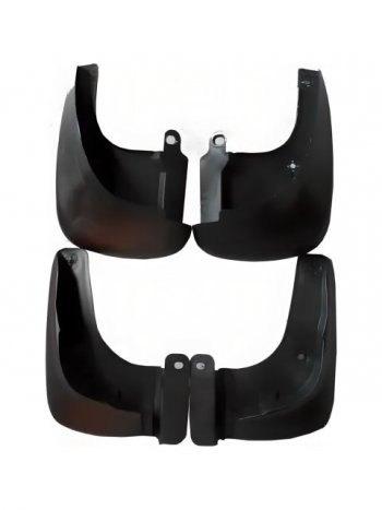 Комплект брызговиков (4 штуки) BodyParts Hyundai Elantra  XD2 (2003-2010) рестайлинг седан