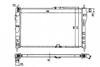 ESPERO РАДИАТОР ОХЛАЖДЕН MT BODYPARTS dwesp94-913