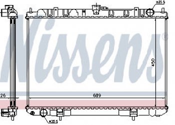 7 999 р. X-TRAIL РАДИАТОР ОХЛАЖДЕН 2.2 (дизель) (NISSENS) (AVA) NISSENS nnxtr01-910  с доставкой в г. Кемерово. Увеличить фотографию 1