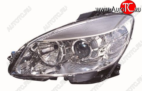 15 699 р. Левая фара (c электрокорректором) DEPO Mercedes-Benz C-Class W204 дорестайлинг седан (2007-2011)  с доставкой в г. Кемерово