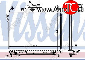 3 099 р. GETZ (372 x 495 mm) РАДИАТОР ОХЛАЖДЕН (см.каталог) BODYPARTS hngez02-912  с доставкой в г. Кемерово