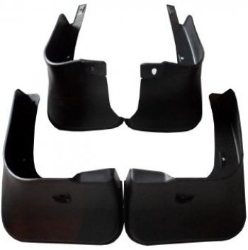 Комплект брызговиков (4 штуки) BodyParts Toyota Corolla  E150 (2006-2013) седан дорестайлинг, седан рестайлинг
