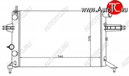 3 699 р. ASTRA 98- РАДИАТОР ОХЛАЖДЕН (см.каталог) BODYPARTS opast98-91a  с доставкой в г. Кемерово