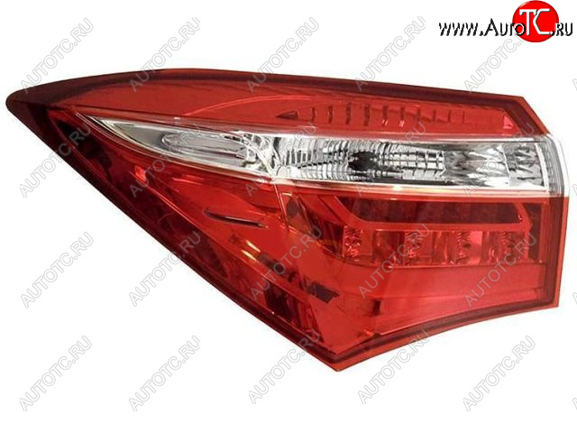 2 499 р. Левый фонарь задний (диодный, внешний) BodyParts Toyota Corolla E180 дорестайлинг (2013-2016)  с доставкой в г. Кемерово