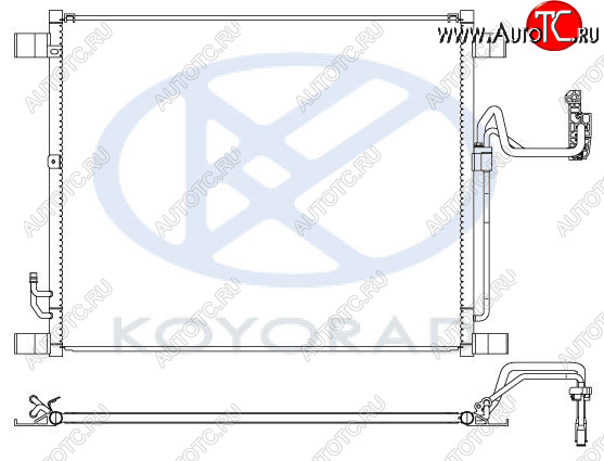 7 849 р. FX35 {EX35 09-} КОНДЕНСАТОР КОНДИЦ (KOYO) KOYORAD ifx3508-930  с доставкой в г. Кемерово