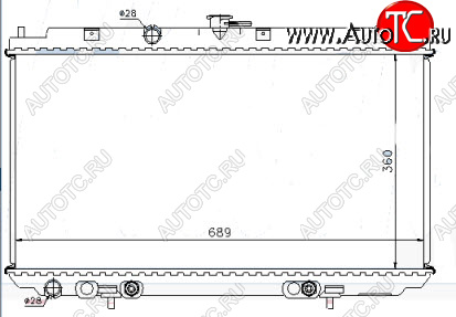 4 999 р. ALMERA (+ P12 02-) РАДИАТОР ОХЛАЖДЕН AT (см.каталог) BODYPARTS nnalm02-915  с доставкой в г. Кемерово