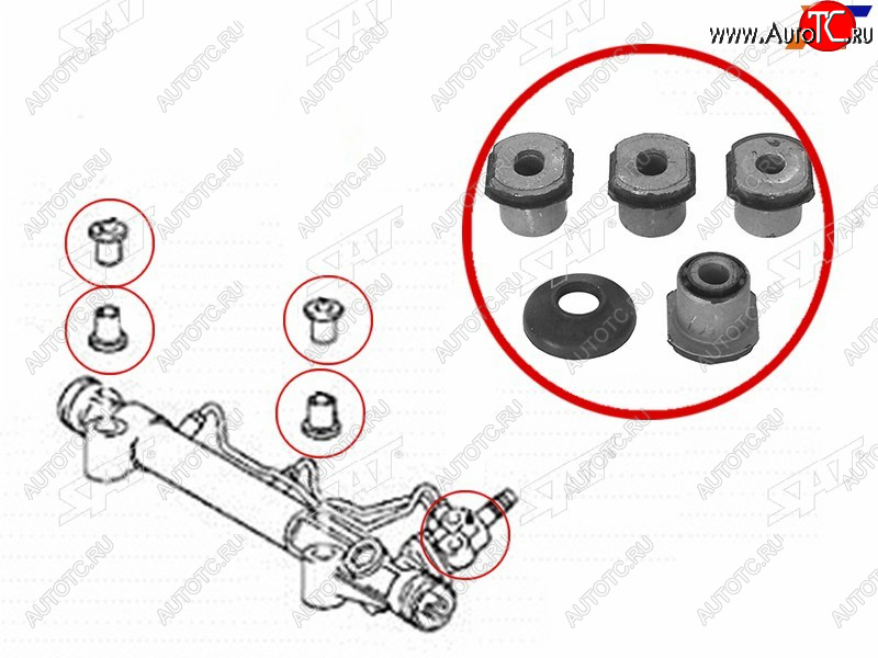 999 р. Втулка рулевой рейки Toyota Hilux Pick Up 04-15  Fortuner 04-08 SAT ST-44200-0K230B  с доставкой в г. Кемерово