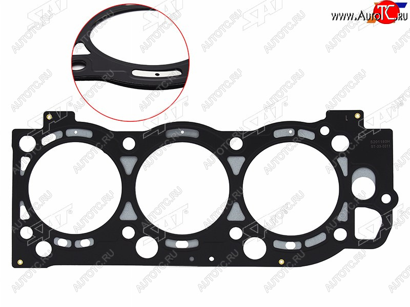1 239 р. Прокладка ГБЦ TOYOTA LC PRADOSURFGRANVIA 5VZ 99-05 LH SAT ST-33-0011  с доставкой в г. Кемерово