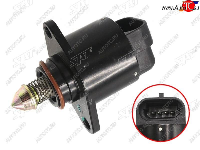 719 р. Клапан холостого хода OPEL ASTRA F ASTRA G VECTRA B ZAFIRA A CORSA A CORSA B TIGRA A SAT ST-340-0020  с доставкой в г. Кемерово