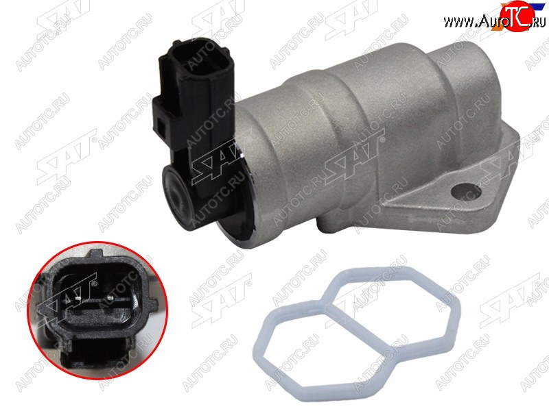 3 199 р. Клапан холостого хода FORD MONDEO III 00-07 FOCUS  04- SAT ST-340-0014  с доставкой в г. Кемерово