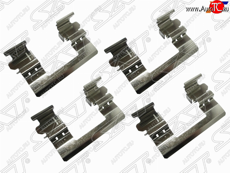 299 р. Комплект монтажный тормозных колодок FR NISSAN QASHQAI 06-14X-TRAIL 07-14 SAT ST-349-0039  с доставкой в г. Кемерово
