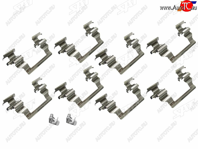 399 р. Комплект монтажный тормозных колодок FR TOYOTA HARRIER 00-05CAMRY ##V20 96-01NADIA 99-02 SAT ST-349-0019  с доставкой в г. Кемерово