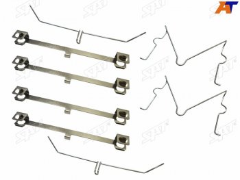 242 р. Комплект монтажный тормозных колодок FR TOYOTA LAND CRUISER 100LEXUS LX470 98-- SAT ST-349-0048  с доставкой в г. Кемерово. Увеличить фотографию 1