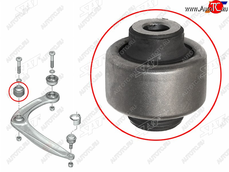 399 р. Сайлентблок Citroen Berlingo 08-22  C4 04-  Peugeot 308 07-15  Citroen C4 Aircross 12-16  DS4 12 SAT ST-352391  с доставкой в г. Кемерово