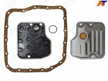 639 р. Фильтр АКПП TOYOTA CAMRY 03-06CAMRY 06-11HARRIER 03-08RAV4 06-13 (с прокладкой) SAT ST-35330-08010  с доставкой в г. Кемерово. Увеличить фотографию 1
