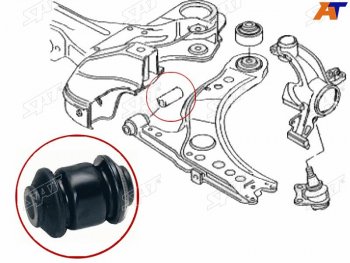 Сайлентблок рычага передний FR SAT Audi A3 8LA хэтчбэк 5 дв. рестайлинг (2000-2003)
