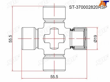 339 р. Крестовина RENAULT DUSTER 11- SAT ST-370002820RSP  с доставкой в г. Кемерово. Увеличить фотографию 1