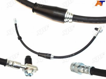 Шланг тормозной передний (Таиланд) LH=RH SAT Volkswagen Passat ( B6,  B7,  B8,  B8.5) (2005-2025) седан, универсал, седан, универсал, седан дорестайлинг, универсал дорестайлинг, седан рестайлинг, универсал рестайлинг