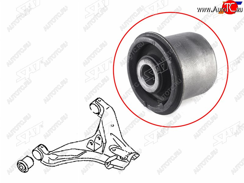 379 р. Сайлентблок переднего верхнего рычага MITSUBISHI L200TRITON 05-15PAJEROMONTERO SPORT 08-15 SAT ST-4010A117B  с доставкой в г. Кемерово