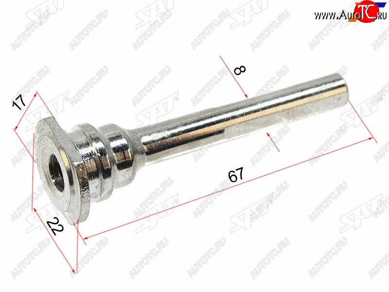 101 р. Направляющая суппорта FR NISSAN ALMERA N15BLUEBIRD SYLPHY G11TEANA J31PRIMERA P11WINGOADAD Y11 SAT ST-41139-01A01  с доставкой в г. Кемерово