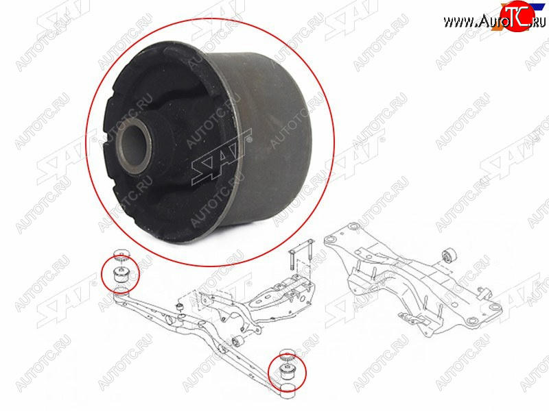 559 р. Сайлентблок Subaru Forester 02-08 SAT ST-41326-SA020  с доставкой в г. Кемерово