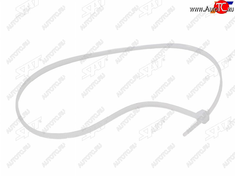 7 р. Хомут пластиковый (стяжка) 370 мм* 3,5мм (1ШТ) SAT ST-429-0001  с доставкой в г. Кемерово