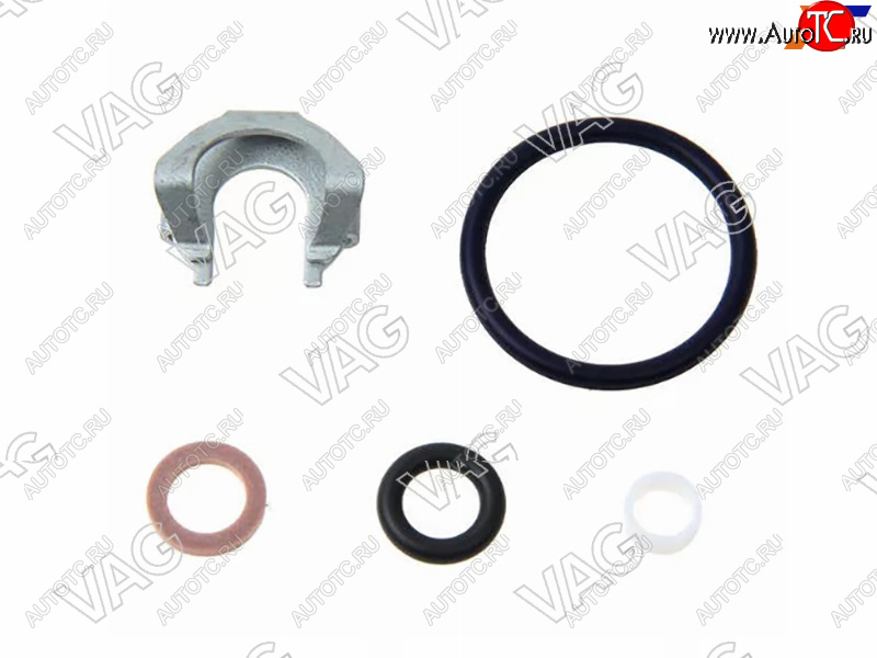 1 759 р. Комплект уплотнений форсунки  Audi Q7, Skoda Superb, VW Passat/Phaeton/Touareg 07- VAG 03H198149A, 03h198149a VAG 03H198149A  с доставкой в г. Кемерово