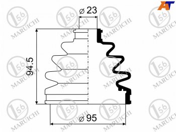 539 р. Пыльник ШРУСа наружный NISSAN CEFIRO A32A33 94-06TERRANO R50ATLAS F23 92-02 MARUICHI 05-413  с доставкой в г. Кемерово. Увеличить фотографию 1