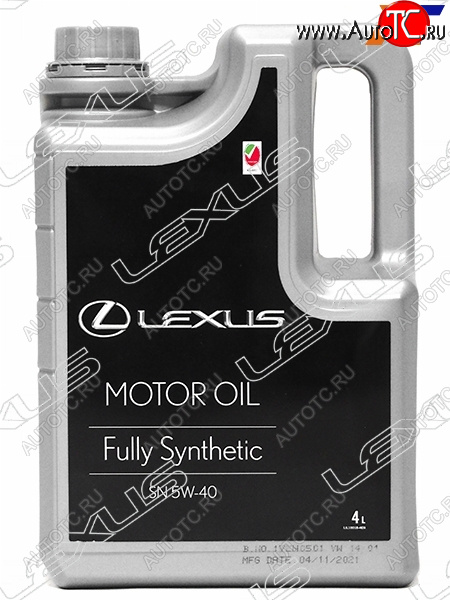 2 799 р. Масло моторное LEXUS (пластиковая канистра) 5W-40 SN 4Л (Синтетика) ОАЭ LEXUS 08880-83717  с доставкой в г. Кемерово