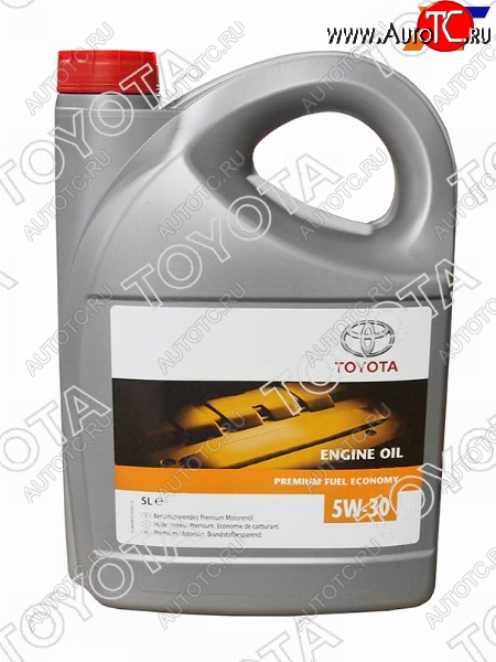 6 899 р. Масло моторное TOYOTA (пластиковая канистра) 5W-30 PFE 5Л (для дизельных ДВС с сажевым фильтром) TOYOTA 08880-83389  с доставкой в г. Кемерово