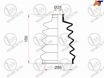 1 339 р. Пыльник шруса наружный MITSUBISHI DELICASPACE GEAR 94-04L400 94-01PAJEROMONTERO 90-04 4M404D56T MARUICHI 02-161  с доставкой в г. Кемерово. Увеличить фотографию 1