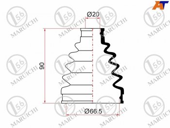 619 р. Пыльник ШРУСа наружный TOYOTA PASSO KGC1# QNC10 1KRFEMITSUBISHI PAJERO MINI H58A H53 58A MARUICHI 02-167  с доставкой в г. Кемерово. Увеличить фотографию 1